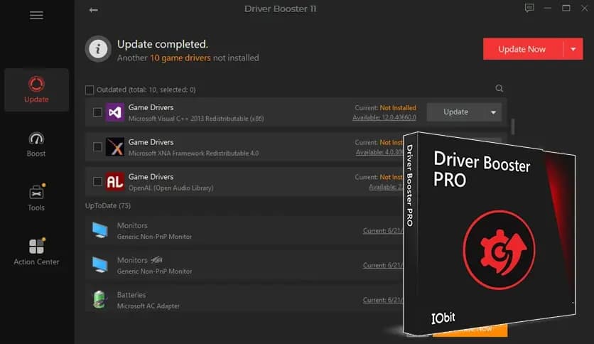 IObit Driver Booster Pro 12.0.0.356 Téléchargement Gratuit